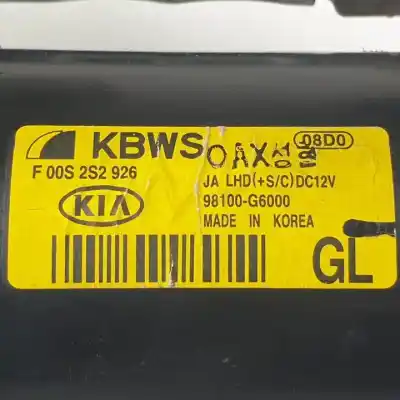 Автозапчасти б/у мотор переднего стеклоочистителя за kia picanto (ja) g3la ссылки oem iam 98100g6000 f00s2s2926 