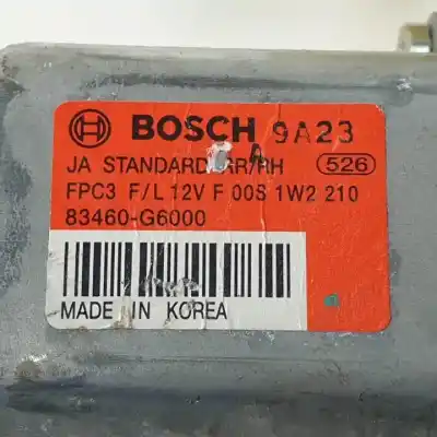 Second-hand car spare part rear right window regulator for kia picanto (ja) g3la oem iam references 83460g6000  