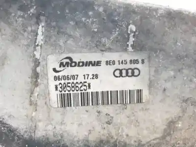 Second-hand car spare part intercooler for audi a4 avant (8e) bpw oem iam references 8e0145805s  