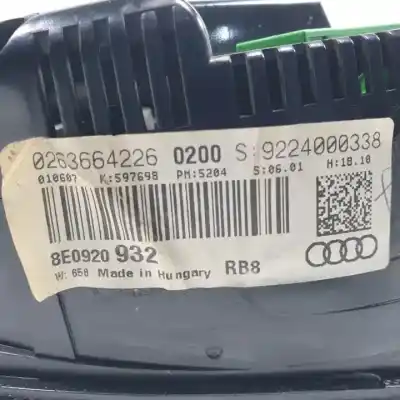 Автозапчастина б/у панель інструментів для audi a4 avant (8e) bpw посилання на oem iam 8e0920932 0263664226 