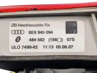 Автозапчастина б/у внутрішній правий завод для audi a4 avant (8e) bpw посилання на oem iam 8e9945094 halógeno 484502 