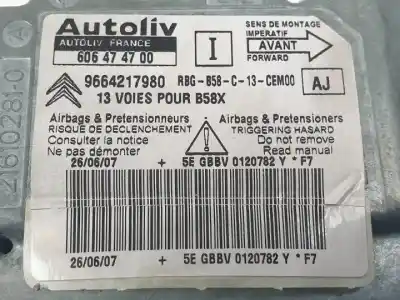 Автозапчасти б/у блок управления подушками безопасности за citroen c4 picasso rhjdw10bted4.rhrdw10bted4.rhj.rhr ссылки oem iam 606474700 9664217980 