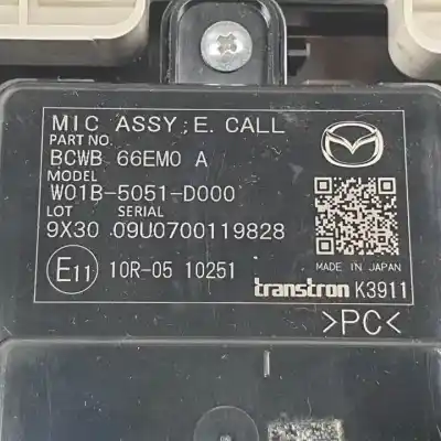 Автозапчастина б/у внутрішне світло для mazda cx-30 hfy1 посилання на oem iam bdmaa2075 bcwb66em0a w01b5051d000  Автозапчастина б/у внутрішне світло для mazda cx-30 hfy1 посилання на oem iam bdmaa2075 bcwb66em0a w01b5051d000