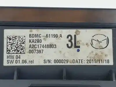 Автозапчастина б/у клімат-контроль для mazda cx-30 hfy1 посилання на oem iam bdmc61190a a2c17448803 