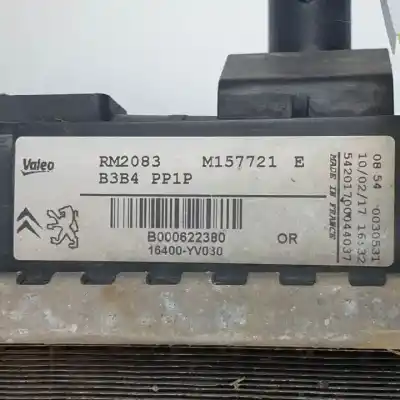 Peça sobressalente para automóvel em segunda mão radiador de água por citroen c1 hm01 referências oem iam 16400yv030 m157721e 
