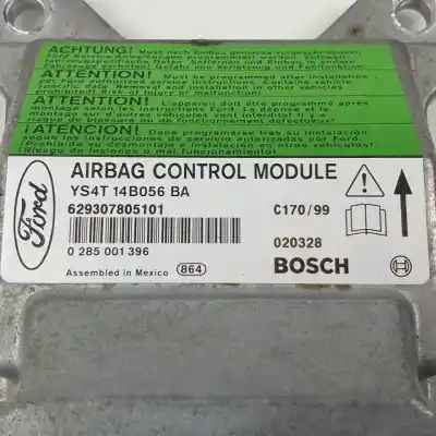 Peça sobressalente para automóvel em segunda mão centralina de airbag por ford focus turnier (cak) c9dc referências oem iam 0285001396 ys4t14b056ba 