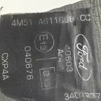 Peça sobressalente para automóvel em segunda mão cinto de segurança traseiro direito por ford focus lim. (cb4) d4204t referências oem iam 4m51a611b68cc 34072374 