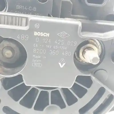 Second-hand car spare part alternator for renault modus k9k750.k9kj7 oem iam references 8200360480 0124425029 