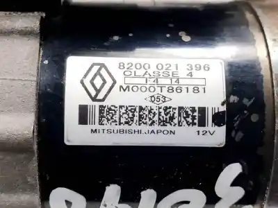 Pezzo di ricambio per auto di seconda mano motorino di avviamento per renault modus k9k750.k9kj7 riferimenti oem iam 8200021396 m000t86181 
