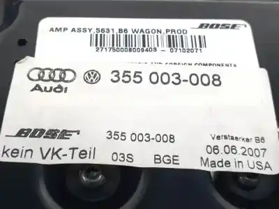 Автозапчасти б/у электронный модуль за audi a4 avant (8e) bpw ссылки oem iam 355003008  