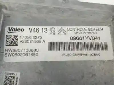 Second-hand car spare part ecu engine control for citroen c1 hm01 oem iam references v29081565a 9807138880 9692061880 