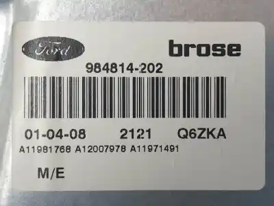 Second-hand car spare part rear left window regulator for ford focus lim. (cb4) kkda oem iam references 4m51a045h23b  