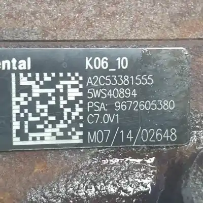Pezzo di ricambio per auto di seconda mano pompa diniezione per citroen c4 picasso 9h05 riferimenti oem iam 9672605380 a2c53381555 5ws40894 