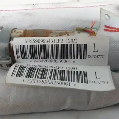 Peça sobressalente para automóvel em segunda mão airbag de cortina dianteiro esquerdo por mg zs 15s4c referências oem iam yfss9999343 saic477c1 