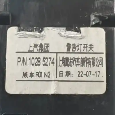 Piesă de schimb auto la mâna a doua avertizare pentru mg zs 15s4c referințe oem iam 10285274  