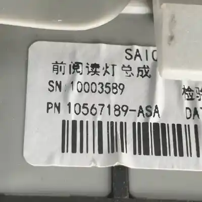 Second-hand car spare part interior light for mg zs 15s4c oem iam references 10567189asa 10885724asa 