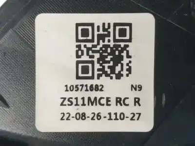 Second-hand car spare part right tailgate light for mg zs 15s4c oem iam references 10571682  