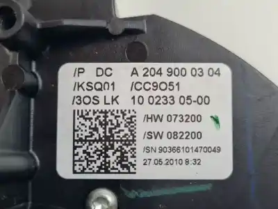 Second-hand car spare part indicator switch for mercedes clase c (w204) berlina om646811.646811 oem iam references a2049000304 1002330500 