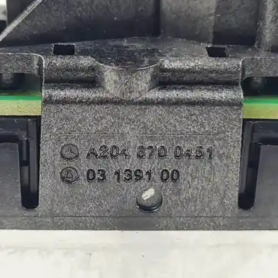 Second-hand car spare part rear right power window switch for mercedes clase c (w204) berlina om646811.646811 oem iam references a2048700451 03139100 
