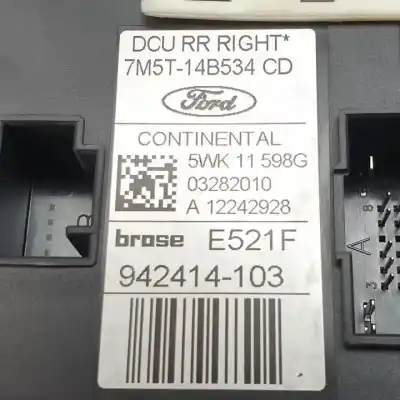 Автозапчасти б/у мотор заднего правого стекла за ford focus lim. (cb4) d4204t ссылки oem iam 7m5t14b534cd 0130822218 994814101 