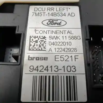 Second-hand car spare part rear left window motor for ford focus lim. (cb4) d4204t oem iam references 7m5t14b534ad 5wk11588g 942413103 
