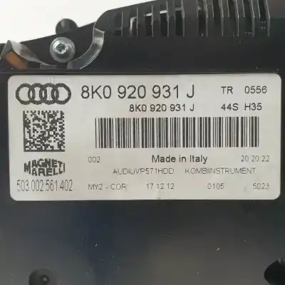 Second-hand car spare part dashboard for audi a4 avant (8k5) (2008) cjcb oem iam references 8k0920931j 503002561402 