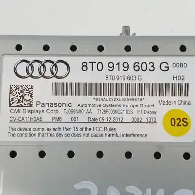 Автозапчасти б/у многофункциональный дисплей за audi a4 avant (8k5) (2008) cjcb ссылки oem iam 8t0919603g  