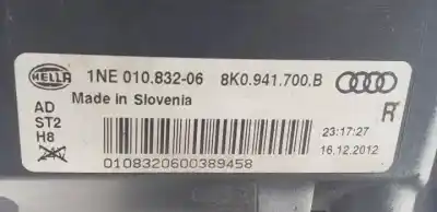 Автозапчасти б/у правая противотуманная фара за audi a4 avant (8k5) (2008) cjcb ссылки oem iam 8k0941700b halogeno 1ne01083206 