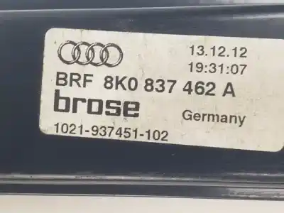 Автозапчасти б/у регулятор стекла переднего правого за audi a4 avant (8k5) (2008) cjcb ссылки oem iam 8k0837462a  