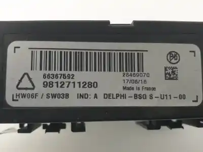 Автозапчастина б/у електронний модуль для citroen c4 grand picasso bhz посилання на oem iam 9812711280 28469070  Автозапчастина б/у електронний модуль для citroen c4 grand picasso bhz посилання на oem iam 9812711280 28469070
