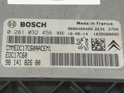 Автозапчастина б/у ебу контролер двигуна для citroen c4 grand picasso bhz посилання на oem iam 0281032456 9814182680 9806460480  Автозапчастина б/у ебу контролер двигуна для citroen c4 grand picasso bhz посилання на oem iam 0281032456 9814182680 9806460480