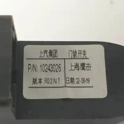 Second-hand car spare part switch for mg zs 15s4c oem iam references 10243026  