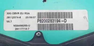 Second-hand car spare part dashboard for renault trafic combi (ab 4.01) m9r780 oem iam references p8200283194d 281177147 