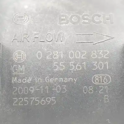 Автозапчасти б/у расходомер воздуха за opel astra gtc z17dtj ссылки oem iam 55561301 0281002832 