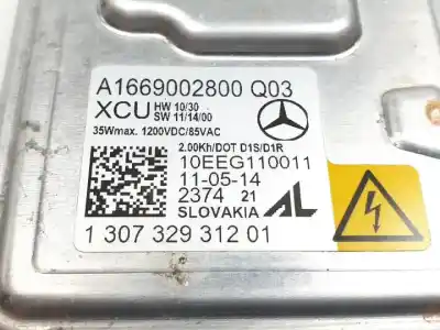 Second-hand car spare part xenon headlights control unit  for mercedes-benz clase c (w204) coupe om651911 oem iam references a1669002800q03 130732931201 