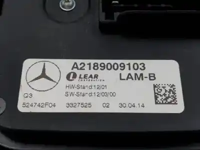 Second-hand car spare part xenon headlights control unit  for mercedes-benz clase c (w204) coupe om651911 oem iam references a2189009103  