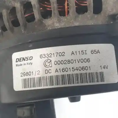 Second-hand car spare part alternator for smart cabrio m160e6alb03.m160920.m160 oem iam references 0002801v006 63321702 a1601540601 