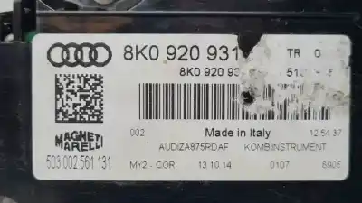 Peça sobressalente para automóvel em segunda mão quadrante por audi a4 berlina (b8) cjeb referências oem iam 8k0920931 503002561131 