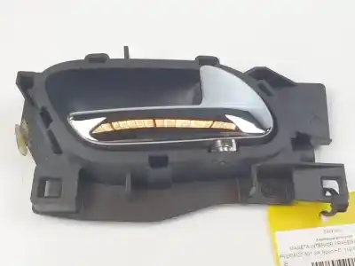 Peça sobressalente para automóvel em segunda mão puxador interior traseiro direito por peugeot 407 9hydv6ted4.9hz referências oem iam 96526177vd