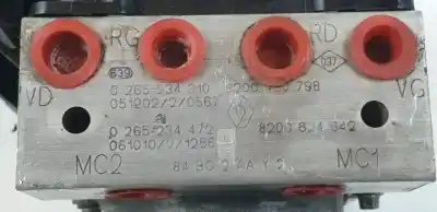 Peça sobressalente para automóvel em segunda mão abs por renault scénic ii (jm0/1_) 2.0 (jm05, jm0u, jm1n, jm1u, jm2v) referências oem iam 8200430798 8200624642 0265234310 