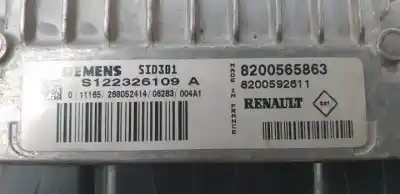 Автозапчасти б/у блок управления двигателем за renault scénic ii (jm0/1_) 2.0 (jm05, jm0u, jm1n, jm1u, jm2v) ссылки oem iam s122326109a 8200565863 8200592611 