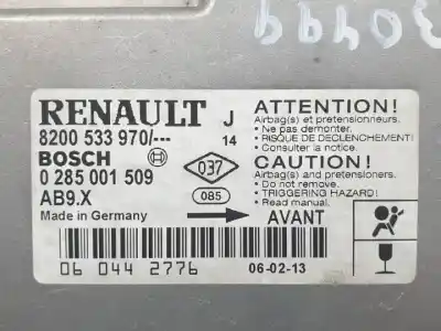 Автозапчасти б/у блок управления подушками безопасности за renault modus k9k728 ссылки oem iam 0285001509 8200533970 