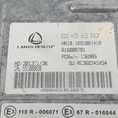 Автозапчастина б/у ебу контролер двигуна для dacia duster ii h4d470 посилання на oem iam 616000701 169108741r 