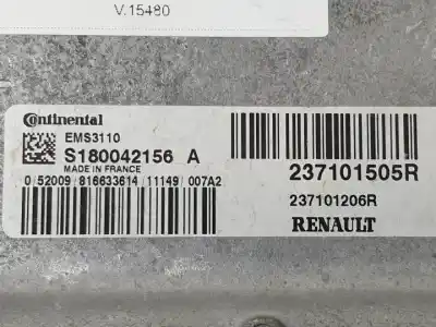 Автозапчастина б/у ебу контролер двигуна для renault clio iii d4f740 посилання на oem iam s180042156a 237101505r 237101206r 