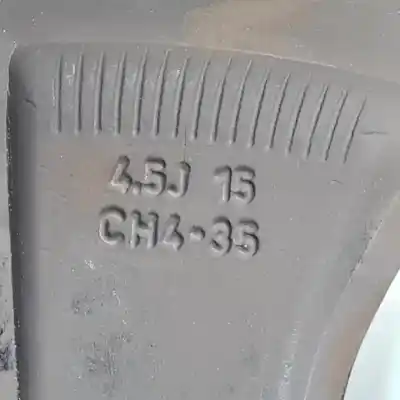 Pezzo di ricambio per auto di seconda mano set di cerchione in lega per citroen c1 hm01 riferimenti oem iam b000908077 r15 aluminio 