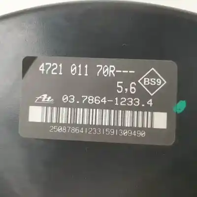 Автозапчастина б/у гальмівний серво для renault clio iii d4f740 посилання на oem iam 472101170r 03786412334 