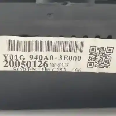 Second-hand car spare part multifunction display for kia sorento (bl) g4js oem iam references y01g940a03e000  