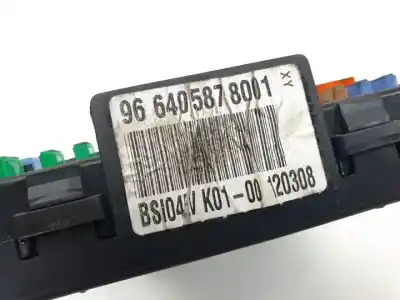 Second-hand car spare part fuse box unit for citroen c4 picasso rhj.dw10bted4 oem iam references 966405878001 bsi04ev 