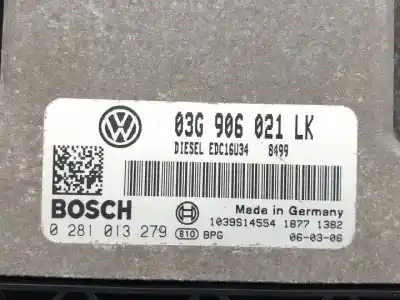 Second-hand car spare part ecu engine control for seat leon (1p1) bxe oem iam references 0281013279 03g906021lk 1039s14554 
