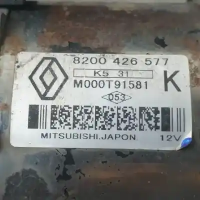 Second-hand car spare part starter motor for renault kangoo i (f/kc0) k9k702 oem iam references 8200426577 m000t92581  Second-hand car spare part starter motor for renault kangoo i (f/kc0) k9k702 oem iam references 8200426577 m000t92581